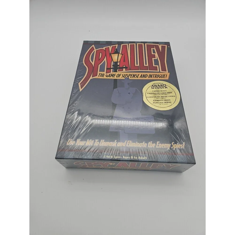 Spy Alley Board Game Factory Sealed New Mensa Award Winning 2-6 Players Ages 8+